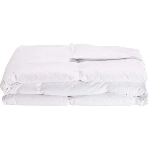 CANTABRIE - Couette Légère En Percale De Coton Et Duvet De Canard - Blanc 260x240cm -Magasin De Literie COUETTE CANTABRIE 27322420 F 1