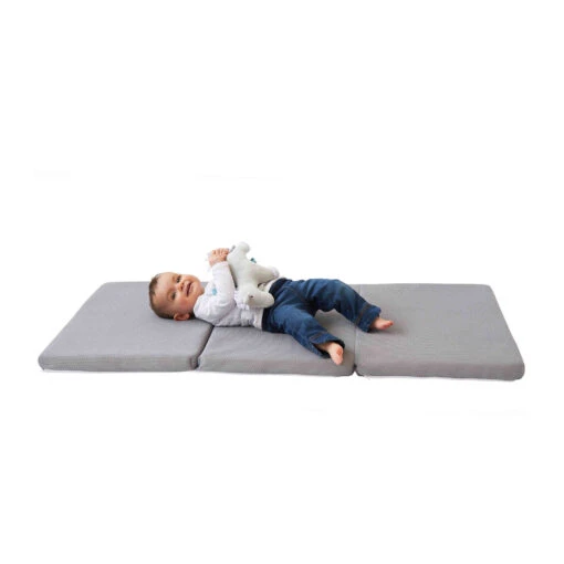 Candide Matelas De Voyage Bébé Pliant AIR+ 60x120 Cm -Magasin De Literie air pliant fond blanc 3