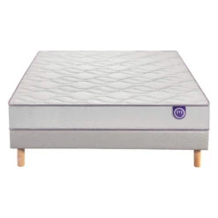 Ensemble Merinos Matelas Mousse Wise, Sommier En Kit Déco Et Pieds -Magasin De Literie ensemble merinos wise face fond blanc