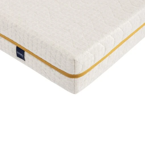 Matelas Mousse Recyclée Aube 400 - SOMEO -Magasin De Literie matelas aube400 zoom lateral fond blanc 10