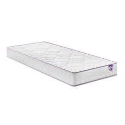 Ensemble Merinos Matelas Mousse Wise, Sommier En Kit Déco Et Pieds -Magasin De Literie matelas merinos wise 90x190 3 4 fond blanc 2