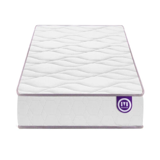 Ensemble Merinos Matelas Mousse Wise, Sommier En Kit Déco Et Pieds -Magasin De Literie